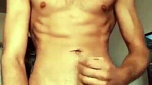 Hot Soloboy Strokes Big Gay Cock to Cumshot