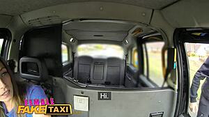 femalefaketaxi sexy horny tattooed driver enjoys sticky facial