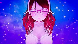 I watch 3D novia cachonda cum on big cock