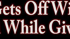 Maggie Green Uses Hitachi While Sucking Cock for Cumshot