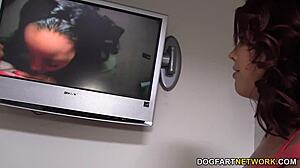 jaydence rose sucks two big black cocks at gloryhole