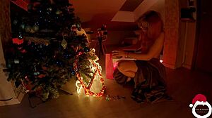 i tried christmas anal part 2 with huge toys