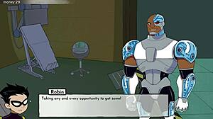 18titans part 21: Enjoying Blackfire in this intriguing anime adventure.