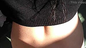 Outdoor Milf Pissing With Big Natural Tits And Crazy Lover