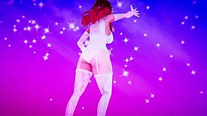 I watch 3D novia cachonda cum on big cock