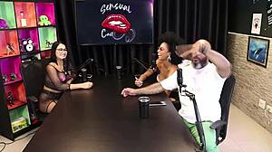 So, Tifany Rocha shows off boobs while chatting gangbang and DP tricks.