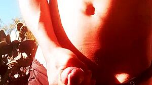 Chico jerks off in steamy solo session