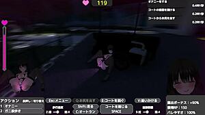 sereka-san sneaks outdoor exposure in naked coat