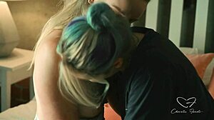 Charlie Forde Rides Violet Devine's Strap-On Intensely