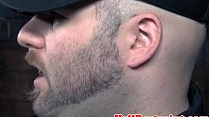 Restrained Submissive Whipped By Maledom