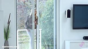 beginner fun times with nikki wayne and aria logan in office