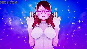 I watch 3D novia cachonda cum on big cock