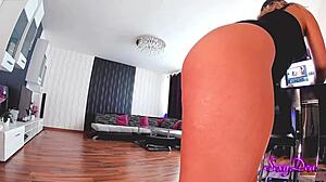 Seductive Latina Babe Shakes Ass In Lingerie