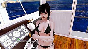 Harem hotel 155 unfolds with intriguing game scenarios in a luxurious setting.