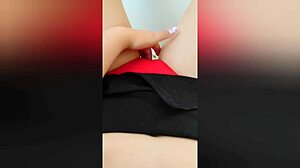 Young Stepsister Enjoys Solo Time at Home Alone