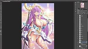 busty athena's hentai adventure with huge boobs