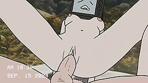 TV Woman And Cameraman In Cartoon Anime Animation