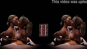 Harley Quinn and Alexa in explosive double titfuck!