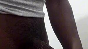 My pussy toy made me cum twice with this huge black cock dildo