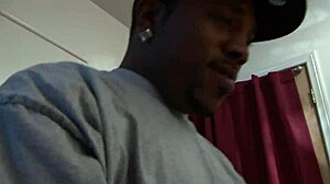 Big fat cock slams hairy cunt in rough quickie sex.