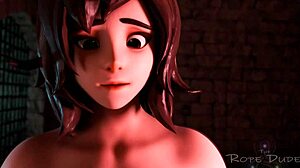 Mei's corruption by goo in part three