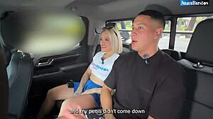 Colombian Maxx Betancur FUCKS Petite Blonde HARD in Car