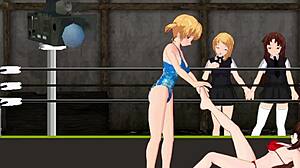 princess of the ring nina vs karin in epic fight