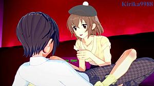 Koume and Hinako have intense sex in hentai