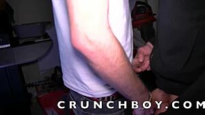 i sucked my straight friend's cock in the garage