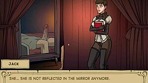 OMG, this horny vampire teen is sucking and riding that big cock! 😍