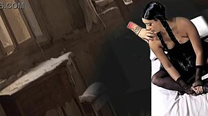 Wednesday And Thing Halloween Cosplay Sex Parody