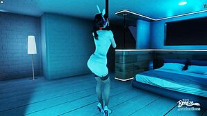 Wb02 escort girl Felicia in high definition anime hentai with small tits.