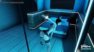 Wb02 escort girl Felicia in high definition anime hentai with small tits.