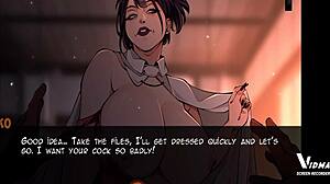 Naruto parody with shinobi lord in anime action