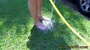 Small Tits MILF Squirts Hard!