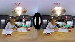 in tsvirtuallovers, shemale teacher fucks student bareback with rimjob