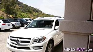 Lesbos splashing and scissoring in hot bath! 💦