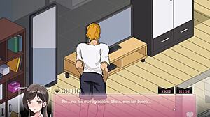 Hentai game twist with wife banging in front of husband at onsen.