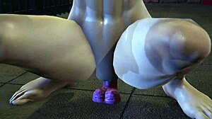 cammy in intense 3d porn scene with toys