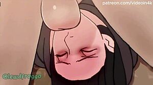 hey, check out this soft gf animation from lewdfroggo upscaled