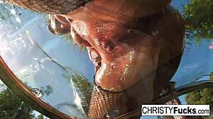 hot christy mack shows off her big tits tattoo compilation pussy ass brunette masturbation solo boobs