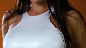 Amazing Brunette Milf Model Niemira Shows Perfect Natural Curvy Body