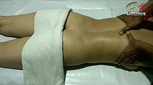 Yo, check this Indian lady getting a full body massage!