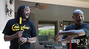 Skinny Girl Next Door Joins Wild Group with Natural Tits and Muscular Black Studs