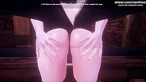 1080p60fps monster girl island horny and perverted anime teen showing her beautiful big butthole and getting an anal creampie my sexiest gameplay moments part 3