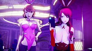 Bunny Character in Anime Hentai Slideshow Compilation