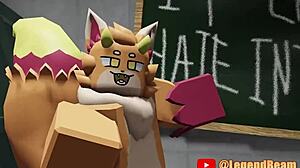 Baldi's Mine In Uncensored Roblox Animation