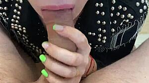 She danced a striptease then sat on a chair for a quick sweet deep blowjob cum in her mouth