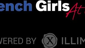 Two French Brunettes Share Lucky Guy In Threesome