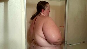shower time with kitania k wildfire bbw big ass redhead wet 😍